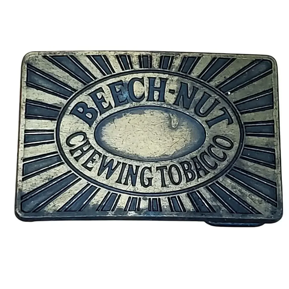 Beach Nut Chewing Tobacco Brass Belt Buckle LDL
